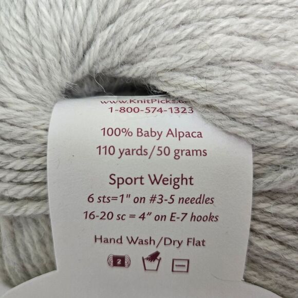 Knit Picks Andean Treasure Yarn 100% BABY ALPACA - Picture 10 of 14